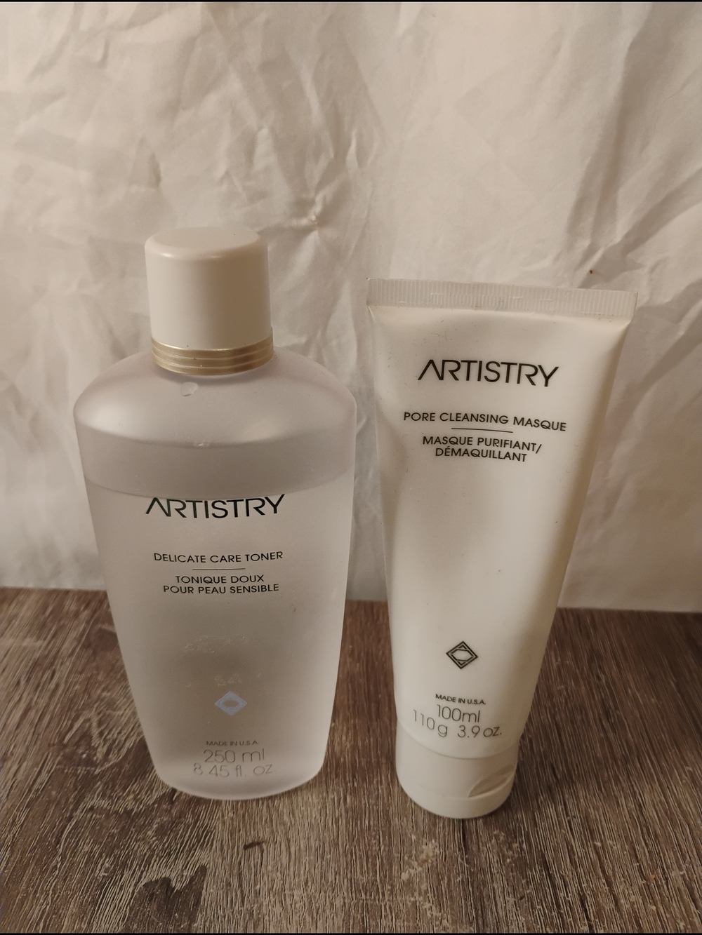 Artistry Delicate Care Toner & Pore Cleansing Masque